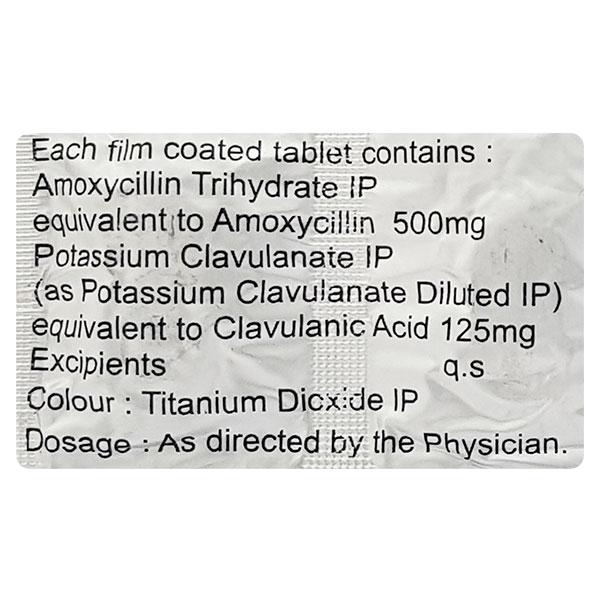 Medmox CV 625mg Tablet 10'S