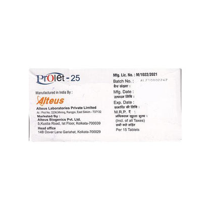 PROLET 25 Tablet 15's