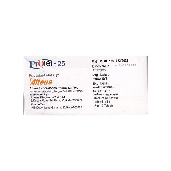 PROLET 25 Tablet 15's