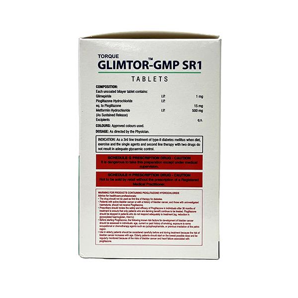 GLIMTOR GMP SR 1 Tablet 10's