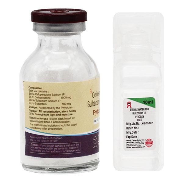 Fytobact 1000/500mg Injection 1'S