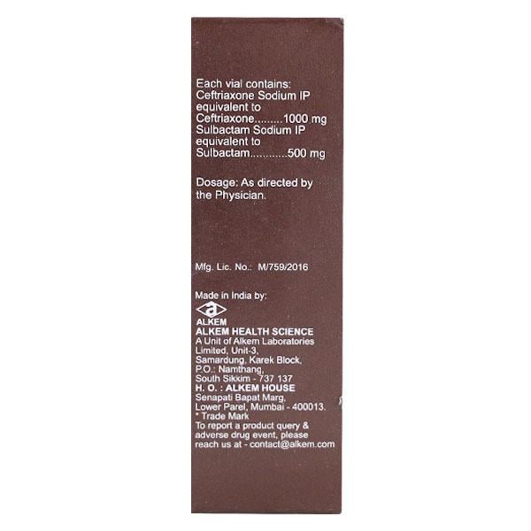 Xone SB 1000/500mg Injection 1ml