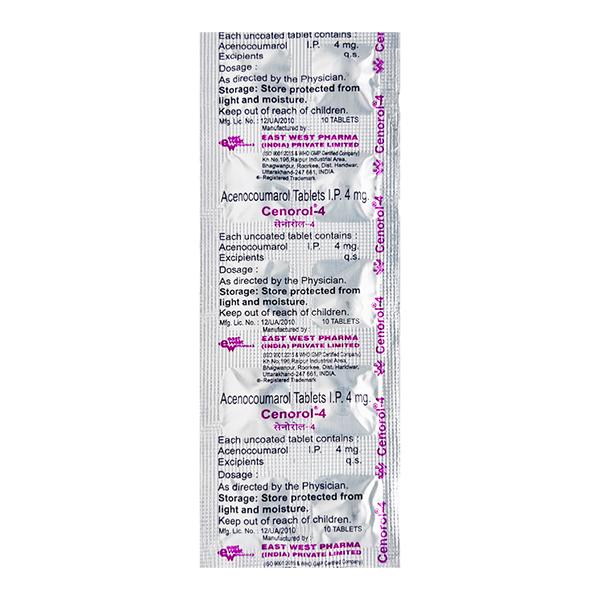 Cenorol 4mg Tablet 10'S