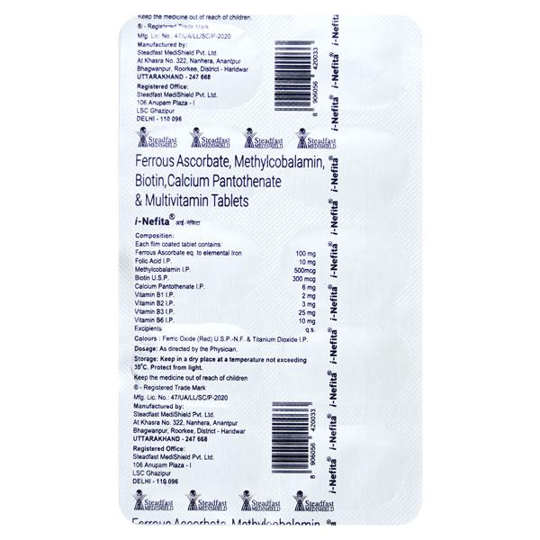 I NEFITA Tablet 10's