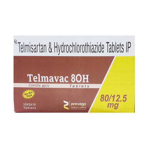TELMAVAC H 80 Tablet 10's