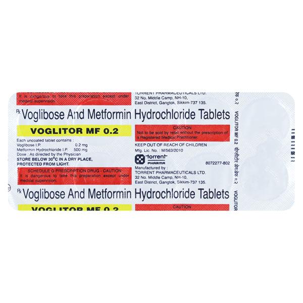 Voglitor MF 0.2mg Tablet 10'S