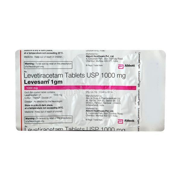 Levesam 1gm Tablet 10'S