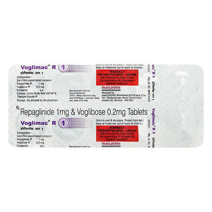 VOGLIMAC R 1 Tablet 10's