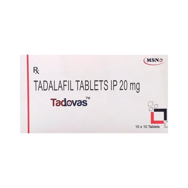 Tadovas 20mg Tablet 10'S