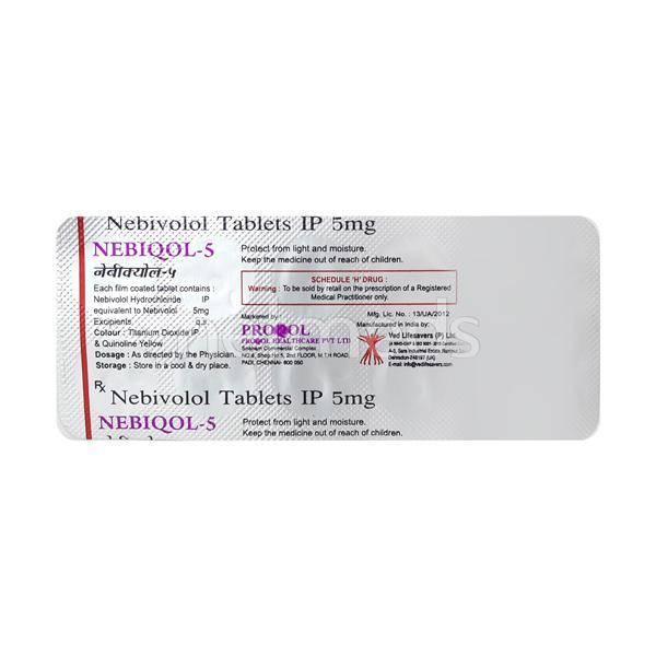 Nebiqol 5mg Tablet 10'S