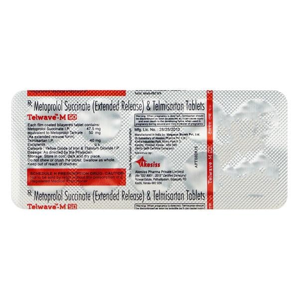 TELWAVE M 50mg Tablet 10's