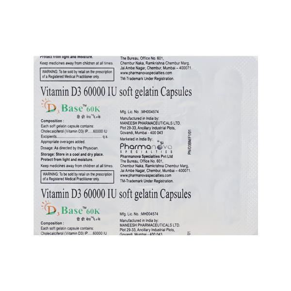 D3 BASE 60K Capsule 12's