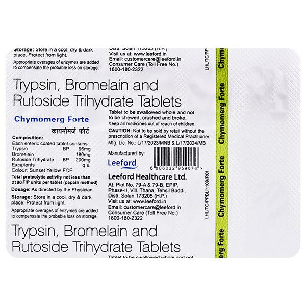 CHYMOMERG FORTE Tablet 10's