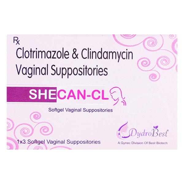 SHECAN CL VAGINAL Suppositories 3's