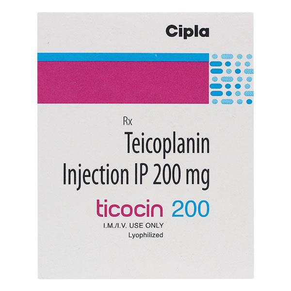 Ticocin 200mg Injection 1's