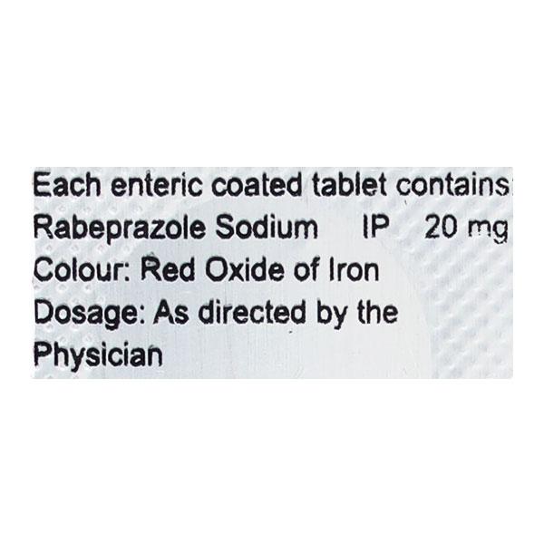 RABICENT 20mg Tablet 10's