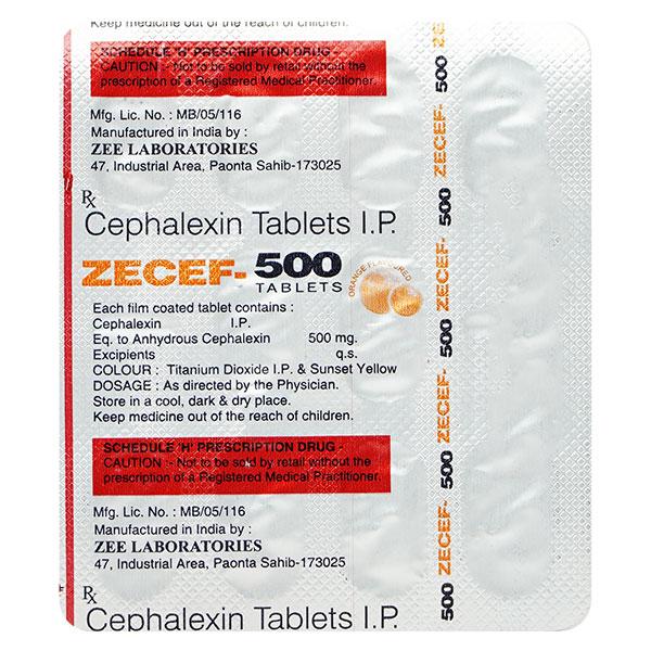 ZECEF 500mg Tablet 10's