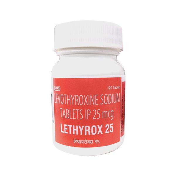LETHYROX 25 Tablet 120's