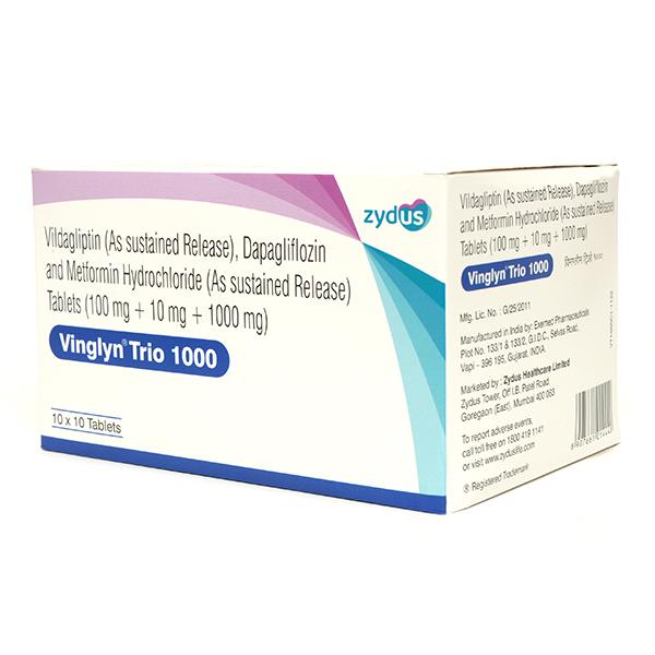 VINGLYN TRIO 1000 Tablet 10's
