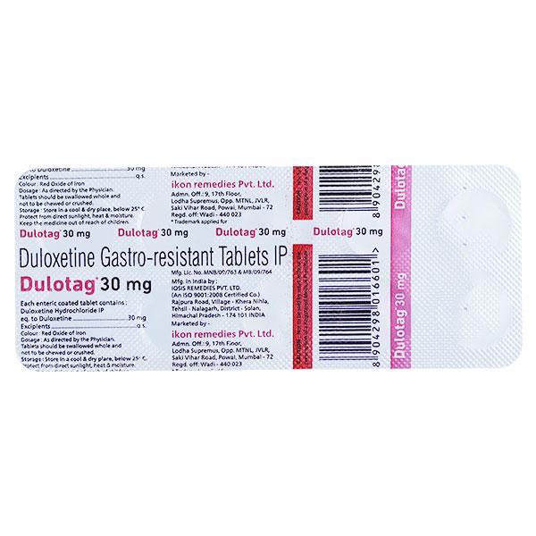 DULOTAG 30mg Tablet 10's