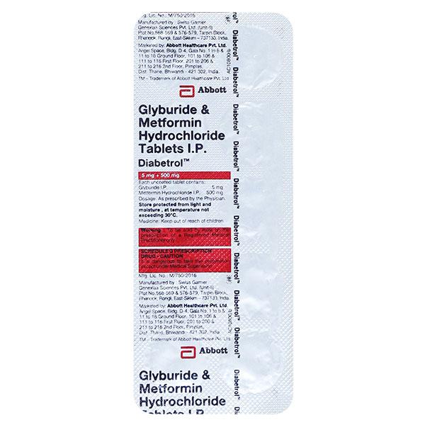 Diabetrol Tablet 10'S