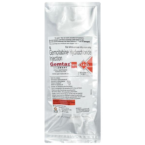 GEMTAZ INFUSMART 1.4gm Injection 140ml