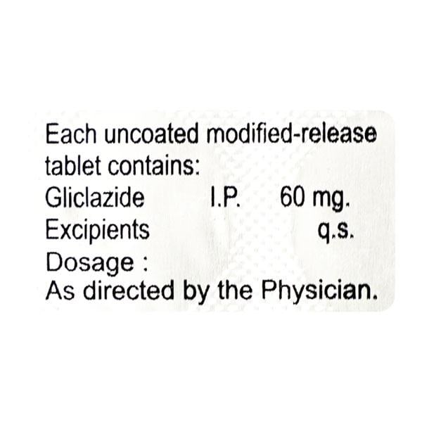 Glycozide MR 60mg Tablet 10'S