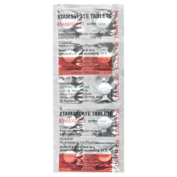 Ethasyl 250mg Tablet 10'S