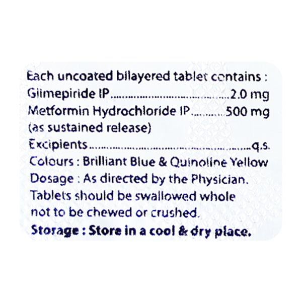 GLYCIREST G 2 Tablet 10's