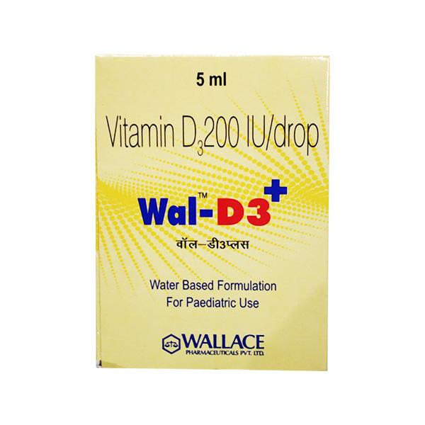 WAL D3 Plus 200IU Drops 5ml - Global Surgicals