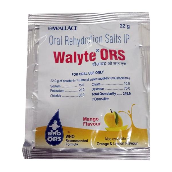 WALYTE ORS MANGO FLAVOUR Powder 22gm - Global Surgicals