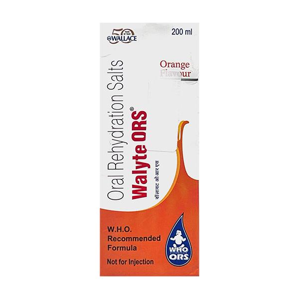 WALYTE ORS ORANGE FLAVOUR Liquid 200ml - Global Surgicals