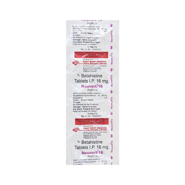 Neuvert 16mg Tablet 10'S