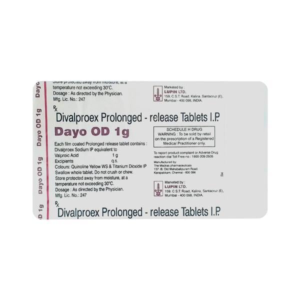 Dayo OD 1gm Tablet 10'S