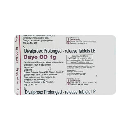 Dayo OD 1gm Tablet 10'S