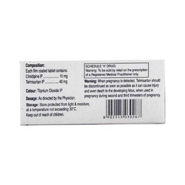 Cilacar T 40mg Tablet 10'S