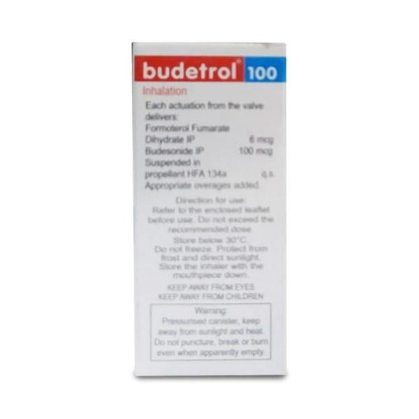 Budetrol 100mcg+6Mcg Capsule 30'S