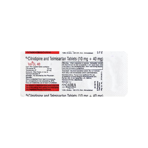 Teli CL 10/40mg Tablet 10'S