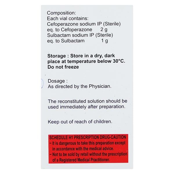 SULBAGREAT 3gm Injection 1's