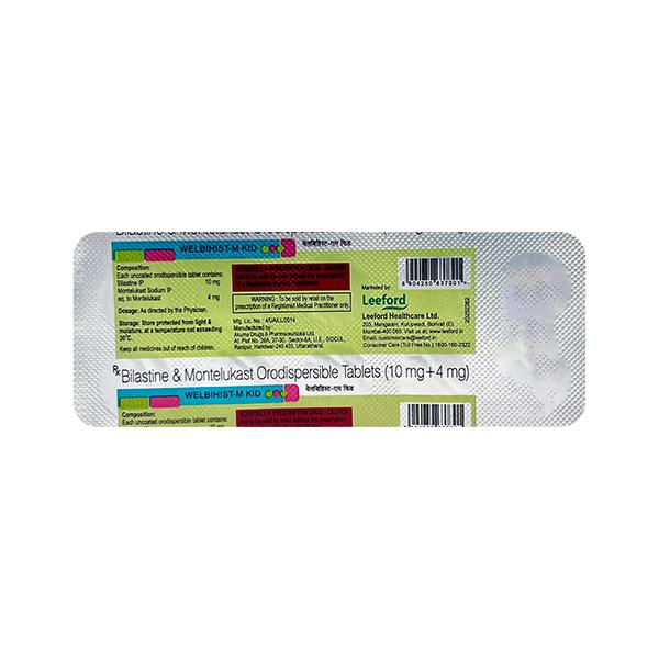 WELBIHIST M KID Orodispersible Tablet 10's - Global Surgicals