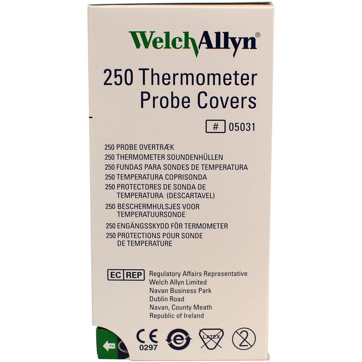 Welch Allyn 25 Thermometer Probe Cover - Global Surgicals