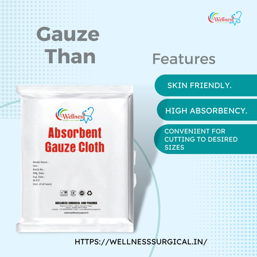 Wellness Surgical Absorbent Gauze Than - Global Surgicals