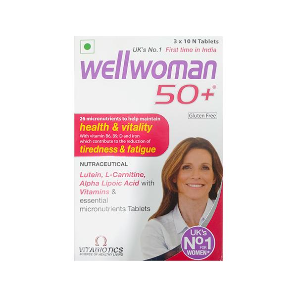 Wellwoman 50+ Gluten Free Tablet 30'S - Global Surgicals