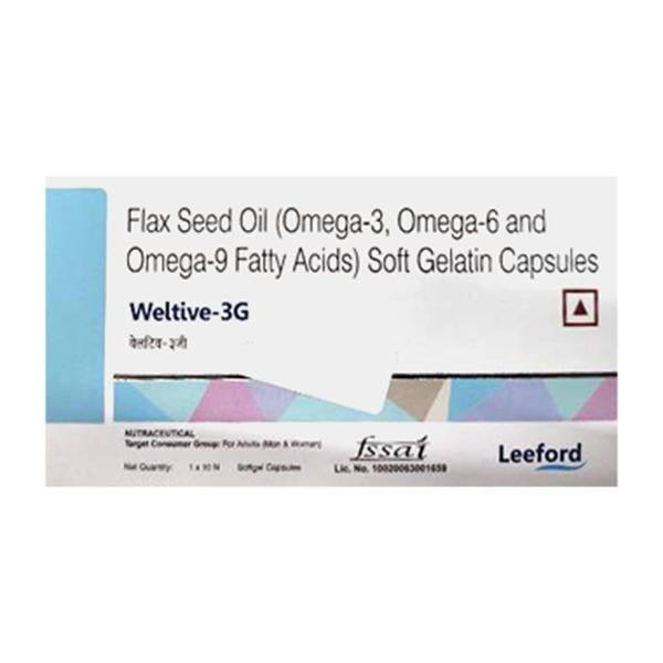 WELTIVE 3G Softgel Capsule 10's - Global Surgicals