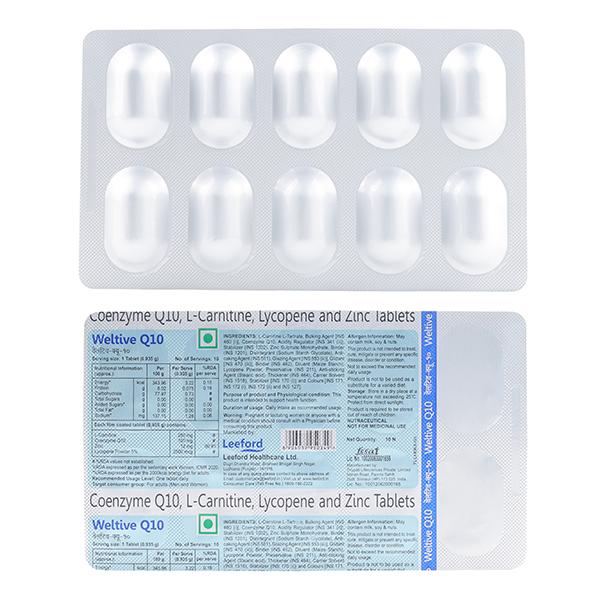 WELTIVE Q 10 Tablet 10's - Global Surgicals