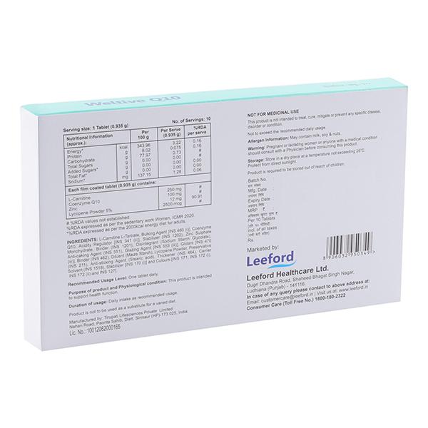 WELTIVE Q 10 Tablet 10's - Global Surgicals