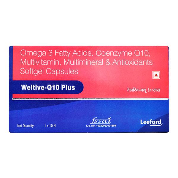 WELTIVE Q10 PLUS Softgel Capsule 10's - Global Surgicals
