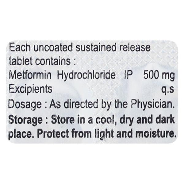 METWIN SR 500mg Tablet 10's
