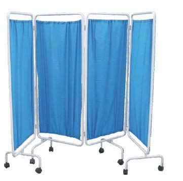 Wezlar 4 Fold with Cloth Bed Side Screen - Global Surgicals
