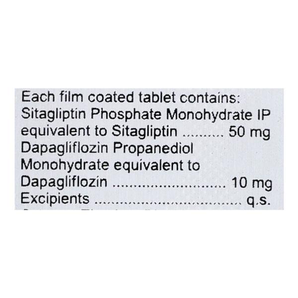 SITACIP D 50/10 Tablet 10's